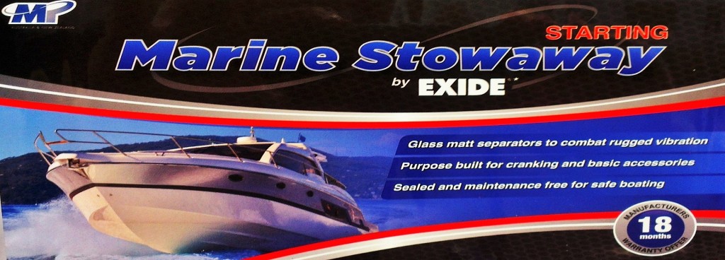 Exide Stowaway Marine Starting 3 B