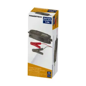 6 12vdc 1.5a 8 step intelligent lead acid and lithium battery charger