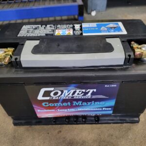 new marine battery dual purpose deep cycle & starting made in usa*