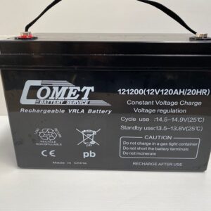 comet 121200 12v120ah/20hr vrla/agm