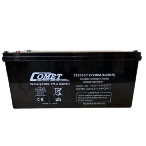 Comet 12V 200Ah Rechargeable VRLA Battery